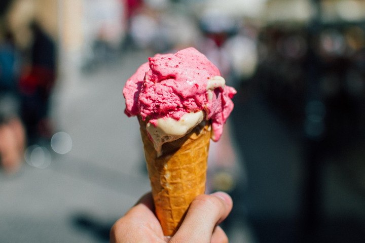 ice cream cones assortment